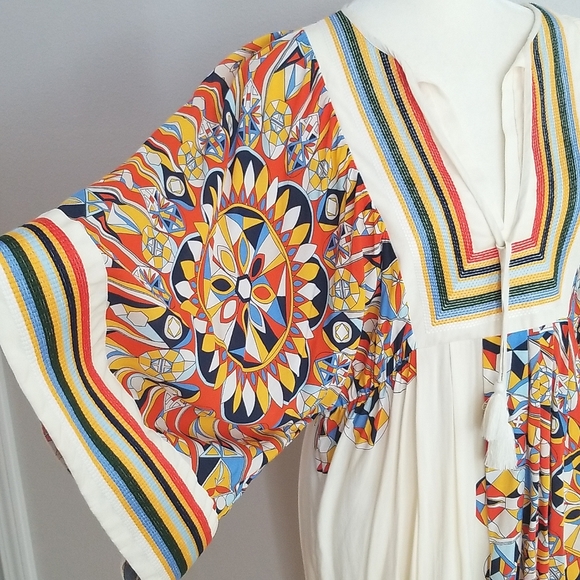 Tory Burch Psycho Geo Geometric Tunic Dress - Picture 4 of 9